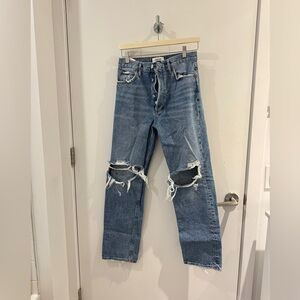 Agolde Straight leg Distressed Jeans